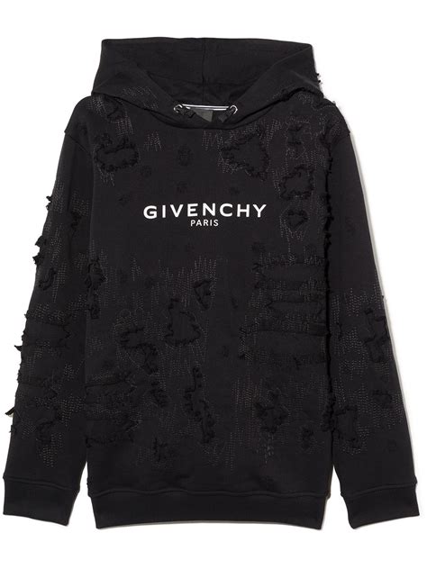 givenchy kids t shirt distressed|Givenchy hoodie kids.